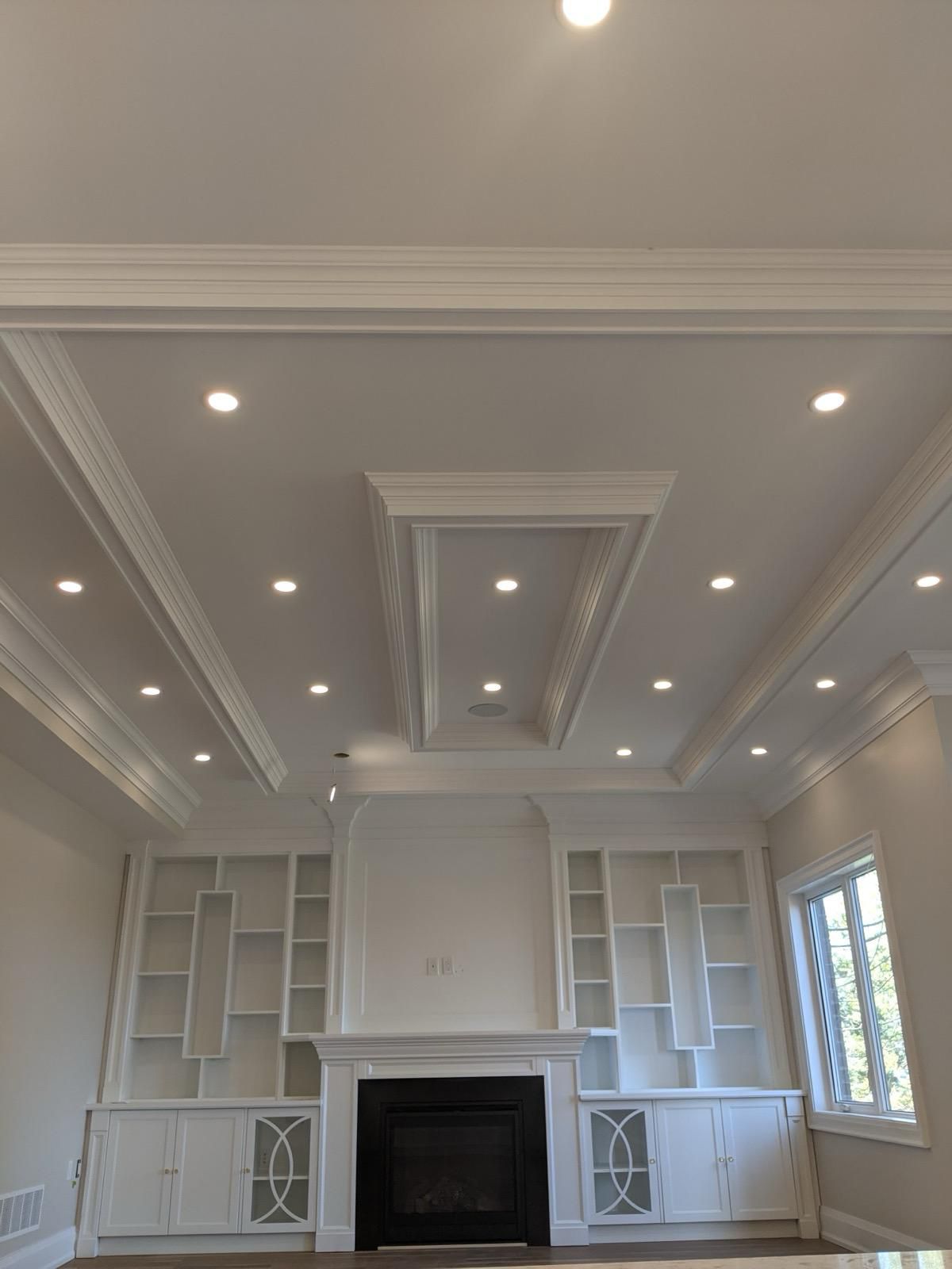 Finished basement renovation by VSS Construction Inc.